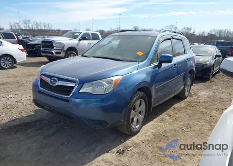 2015 Subaru Forester 2.5I Premium из США, поврежденный, VIN JF2SJADC7FH543339